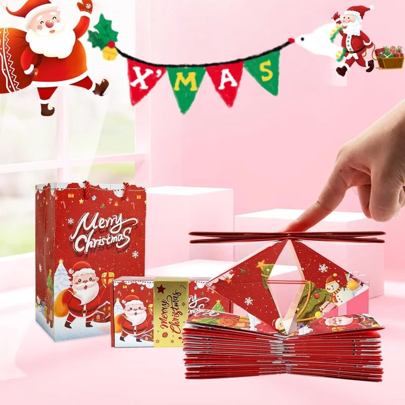 Exploding Gift Box – Christmas Pop-Up Surprise with Money Holders Pop-Up Gift Box Babs
