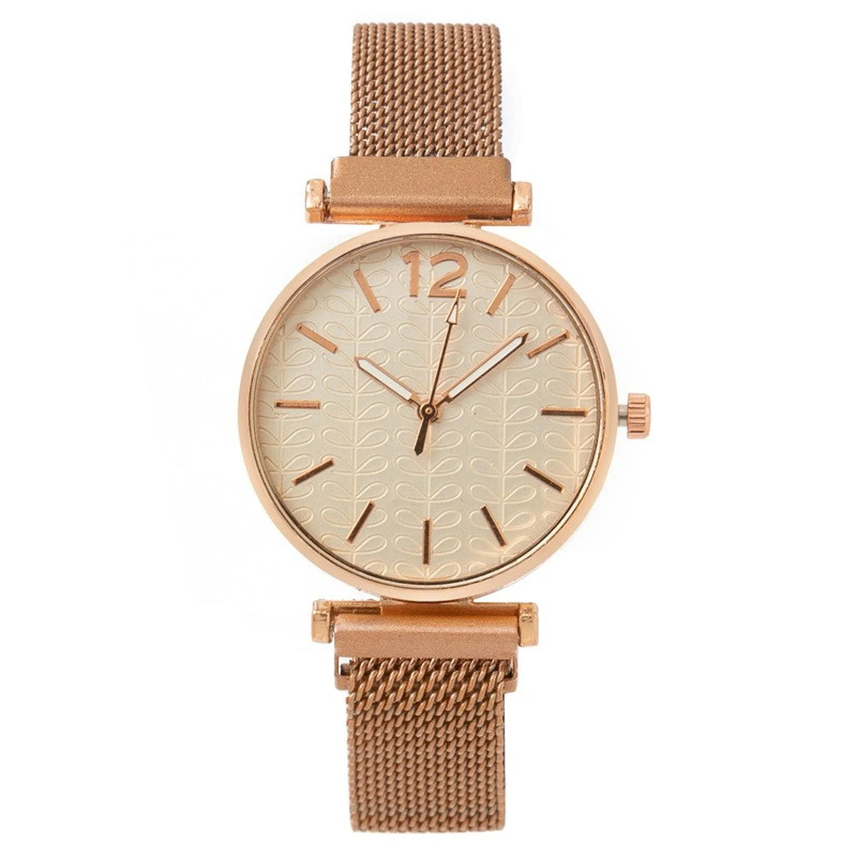Women's Golden Vintage Quartz Wristwatch – Luxury Ladies Watch Ladies Fashion Watch Babs Rose Gold