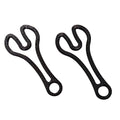 2Pcs Shopping Cart Token Keychain – Reusable Trolley Coin Tool Trolley Token Keychain Babs black2pcs