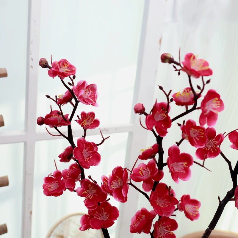 60CM Artificial Silk Plum Blossom Branch | Home & Wedding Decor Artificial Flower Branch Babs