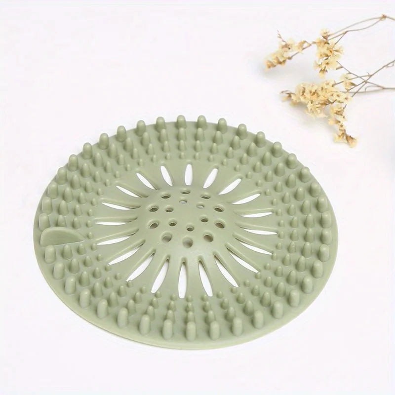 4-Pack Silicone Drain Hair Catcher Filter for Shower & Sink Drain Hair Catcher Babs