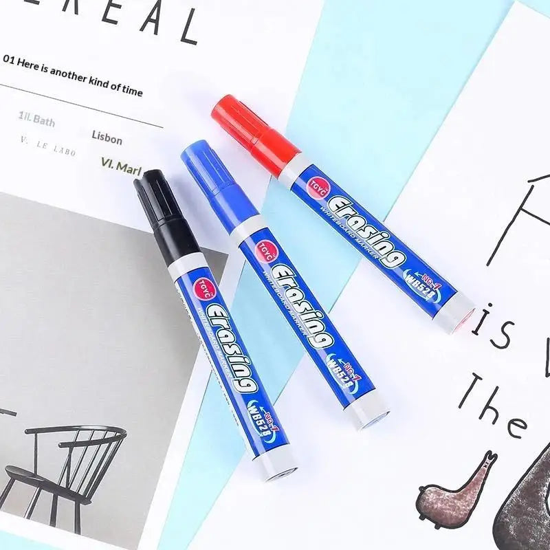 HUXUAN Dry Erase Whiteboard Markers – Non-Toxic Vivid Ink Dry Erase Marker Babs