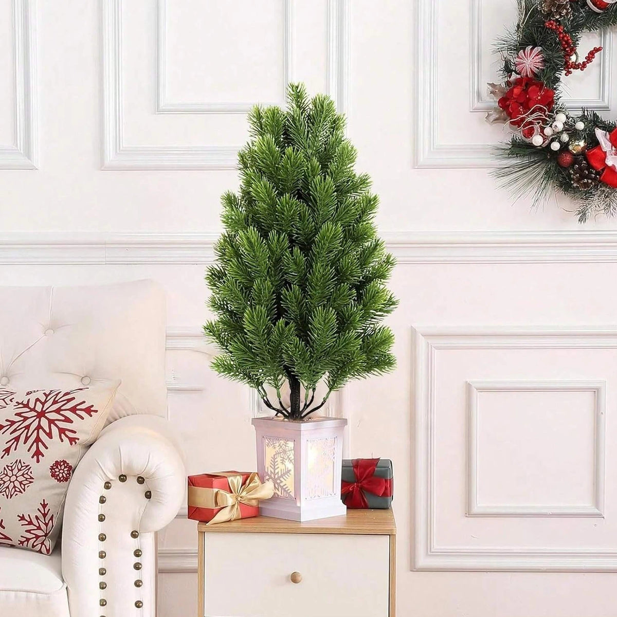 Artificial Christmas Pine Vine Wall Hanging Decor – 1/3pcs Artificial Plant Decor Babs