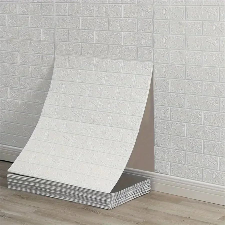 3D Brick XPE Wallpaper Self-Adhesive Waterproof 70cm×10m 3D Wall Wallpaper Babs