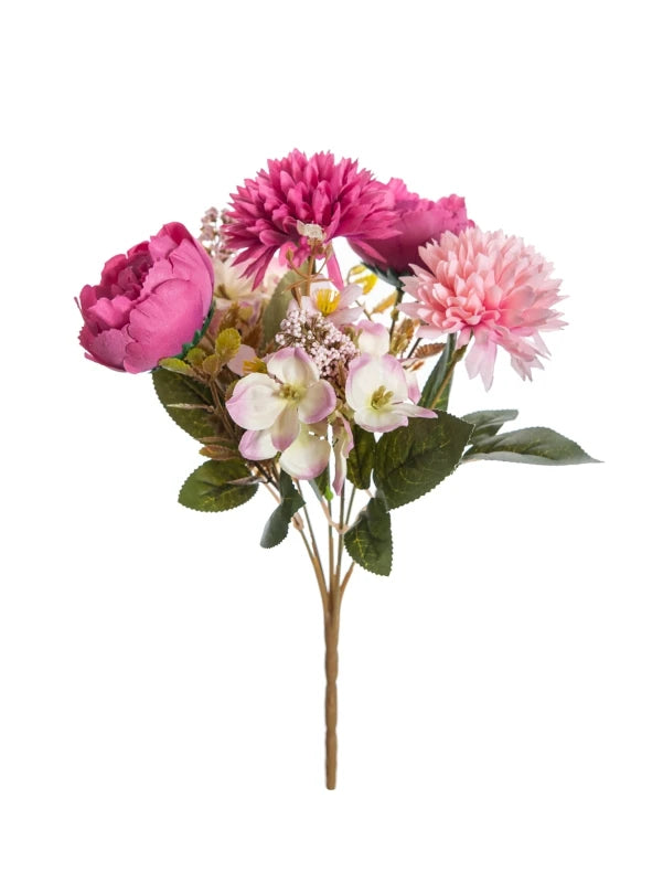 Artificial Silk Chrysanthemum Rose Flower Ball | Home & Wedding Decor Artificial Silk Flowers Babs color 1 1pc