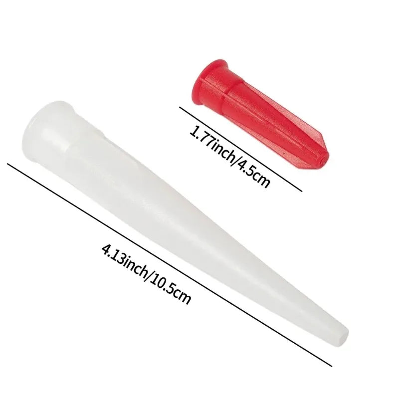 12Pcs Silicone Caulking Nozzle Kit – Spare Sealant Nozzles Caulking Nozzle Kit Babs