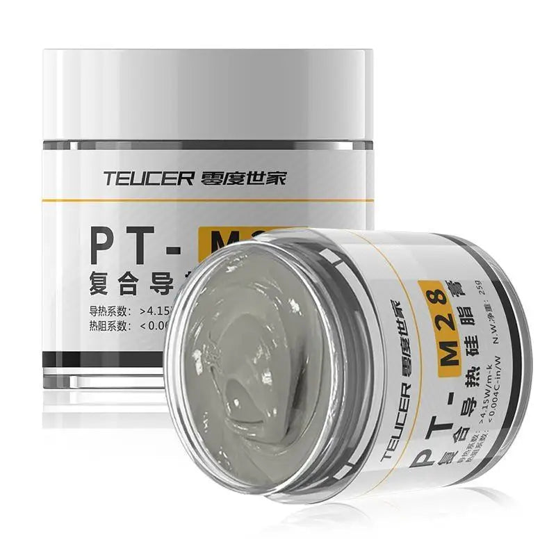 HUXUAN PT-M28 CPU Thermal Paste 25ml – Heat Sink Silicone Grease CPU Thermal Paste Babs