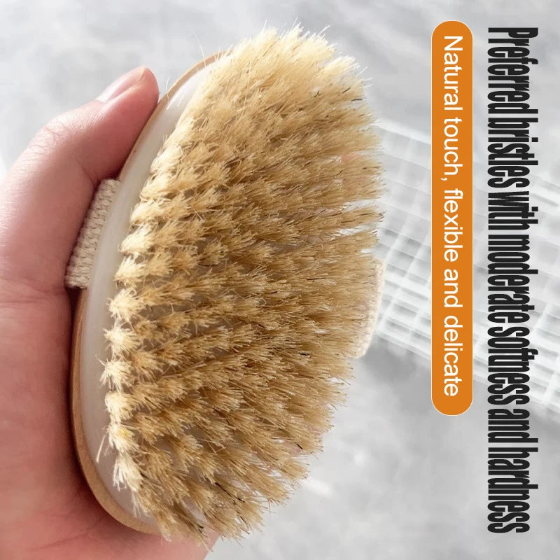 Handheld Back Scrubber Brush – Body Exfoliating & Massage Body Exfoliating Brush Babs