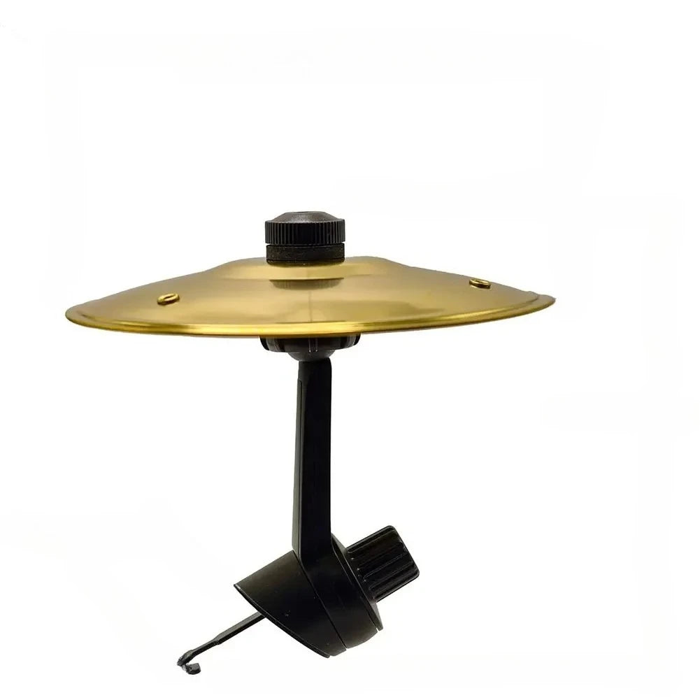 Car Air Vent Mini Drum Crash Cymbal – Funny Car Gift Car Novelty Accessory Babs 1PCS Gold