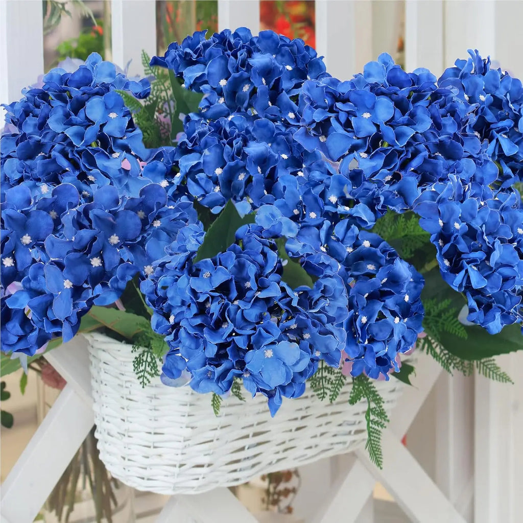 Silk Hydrangea Artificial Flowers – Wedding & Home Décor Artificial Flowers Babs