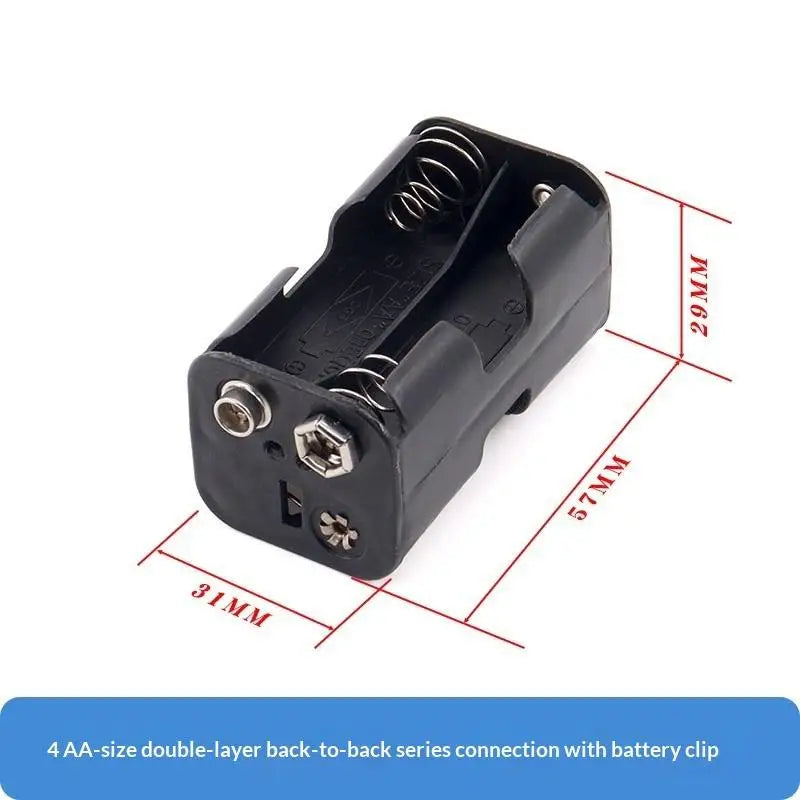 AA LR6 Battery Holder 2–8 Slots | DIY Electronics & Physics Battery Holder Babs A3