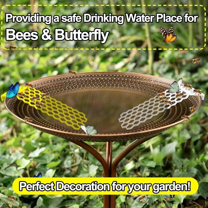 Bee & Butterfly Water Drinking Station | Honeycomb Garden Float Garden Pollinator Station Babs
