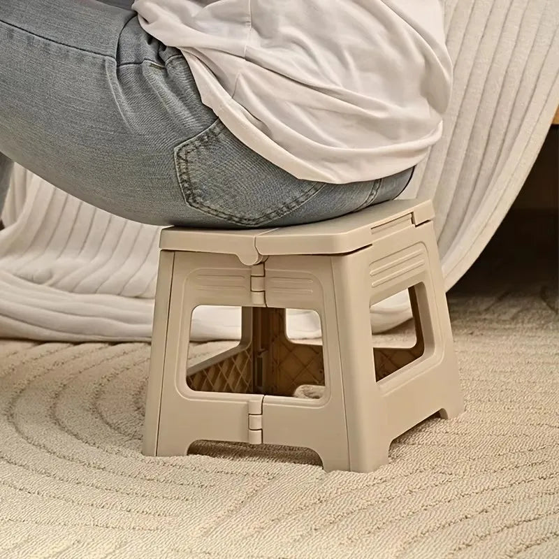 Portable Folding Camping Stool – Lightweight Compact Foot Stool Folding Camping Stool Babs