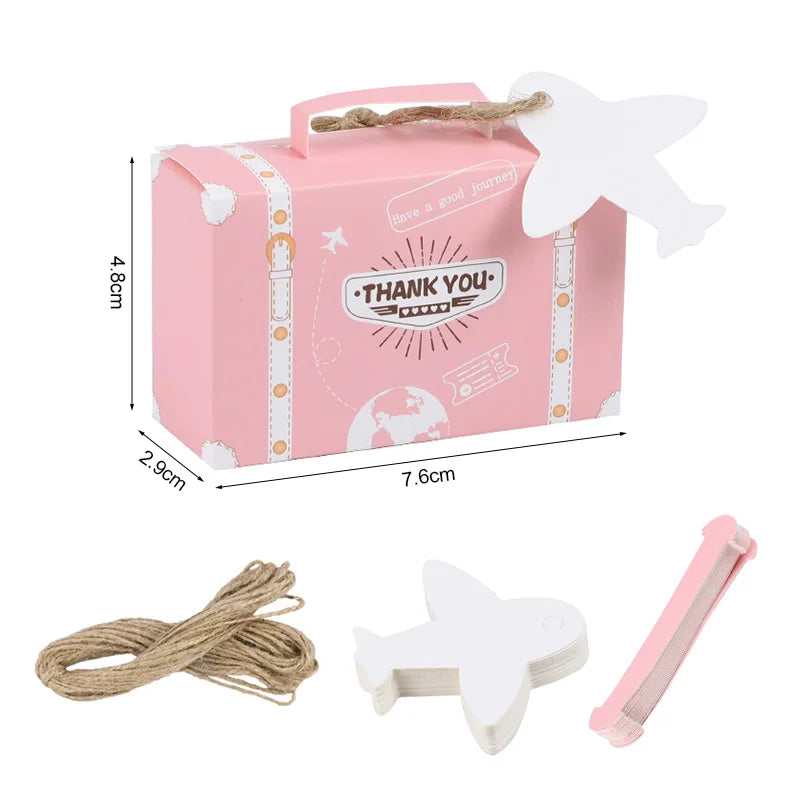 Suitcase Candy Gift Boxes 10/20 Pcs – Party & Wedding Favors Party Favor Boxes Babs