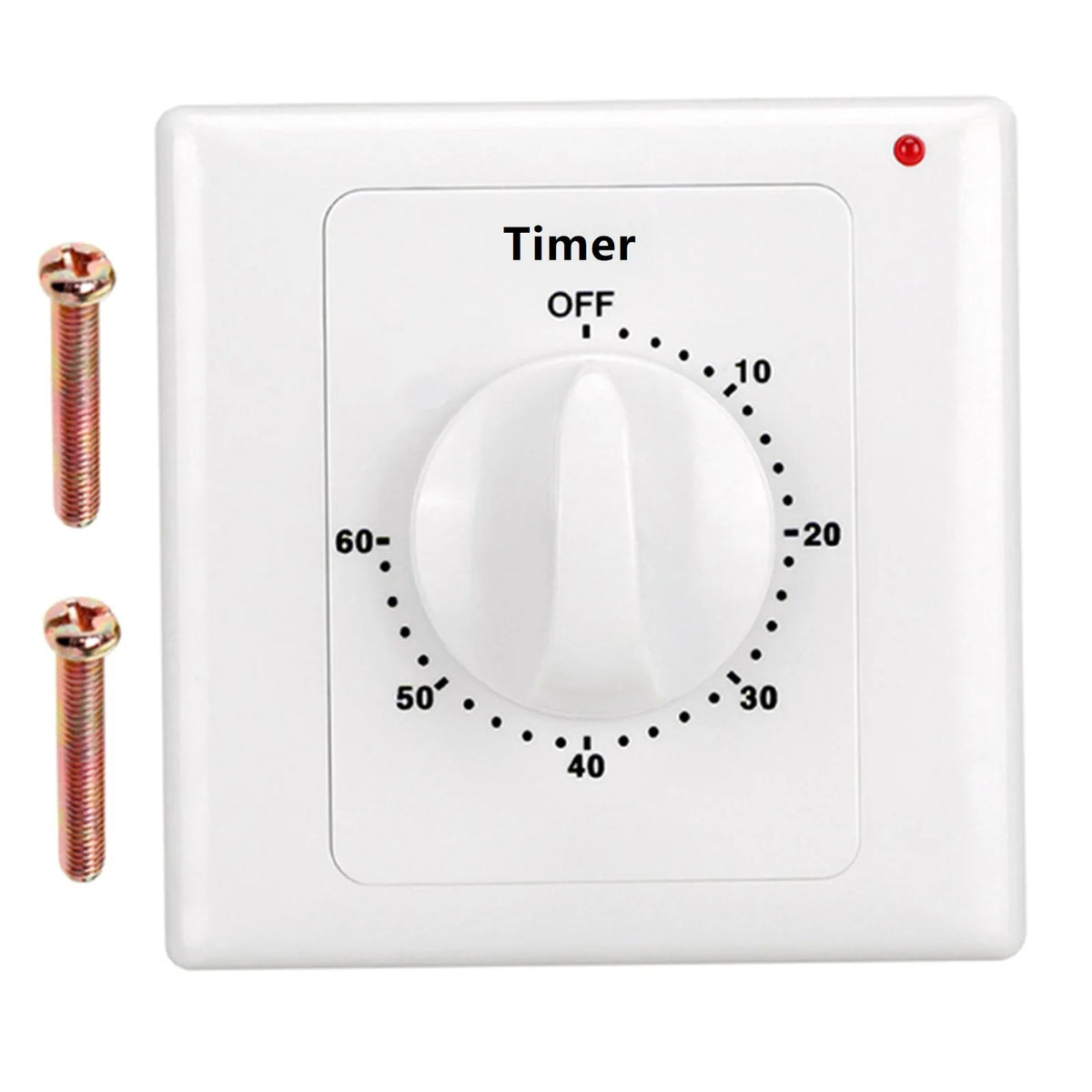 AC220V Countdown Timer Switch 1–120 Min | 86 Panel, 2000W Countdown Timer Switch Babs TIMING 60MIN
