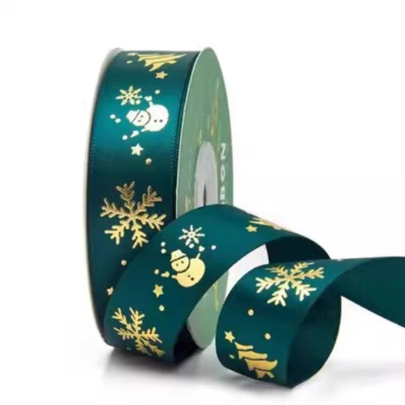 5m Christmas Ribbon for Tree, Gift Wrap & DIY Decorations