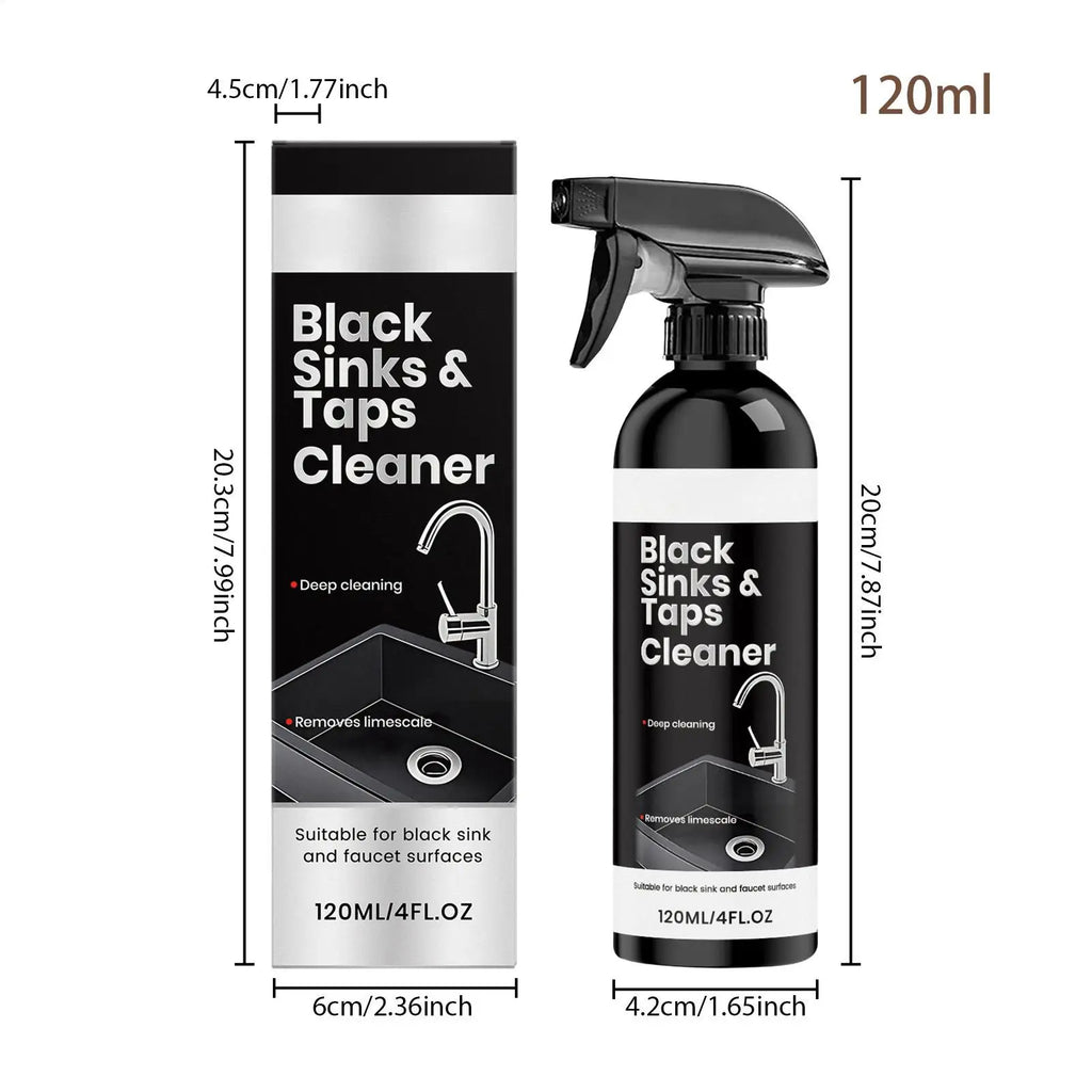 Hard Water Stain Remover Spray 120ml – Metal Gloss Restorer Surface Stain Remover Babs