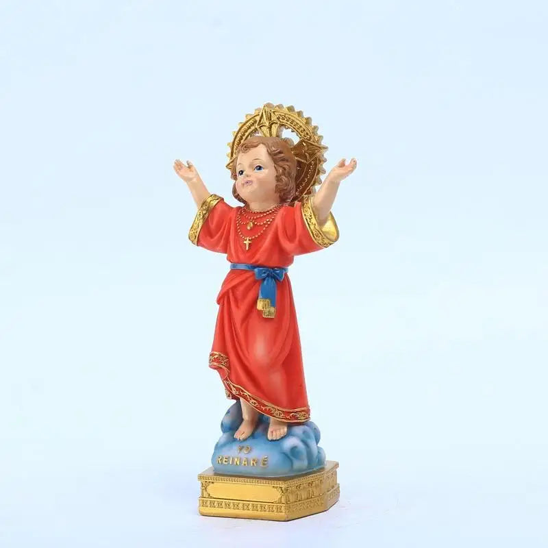 Divine Child Figure on Base – Renaissance Resin Religious Gift Religious Figurine Babs