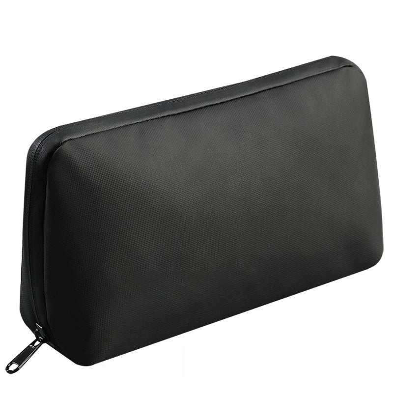 Tech Organizer Pouch – PU Leather Travel Electronics Storage Bag Electronics Organizer Pouch Babs 1pc 1