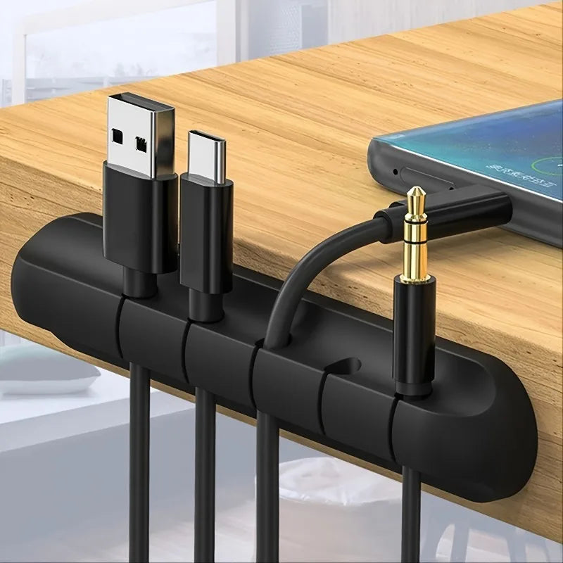 Self-Adhesive Cable Clips – Desk Cord & Wire Organizer Cable Cord Clips Babs