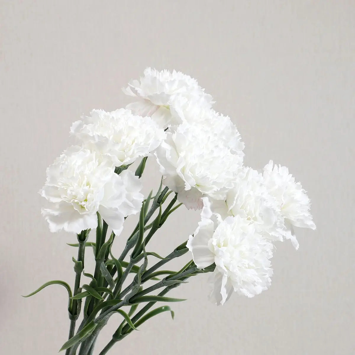 Silk Carnation Artificial Flowers 6/12 Stems – Wedding & Home Artificial Silk Flowers Babs
