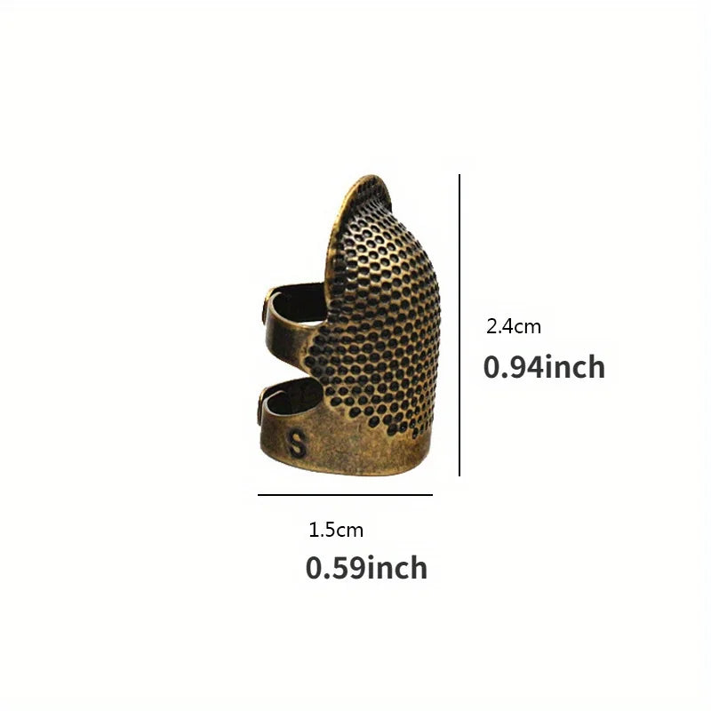 Brass Sewing Thimble for Embroidery & Cross-Stitch Sewing Thimble Babs S-1PCS