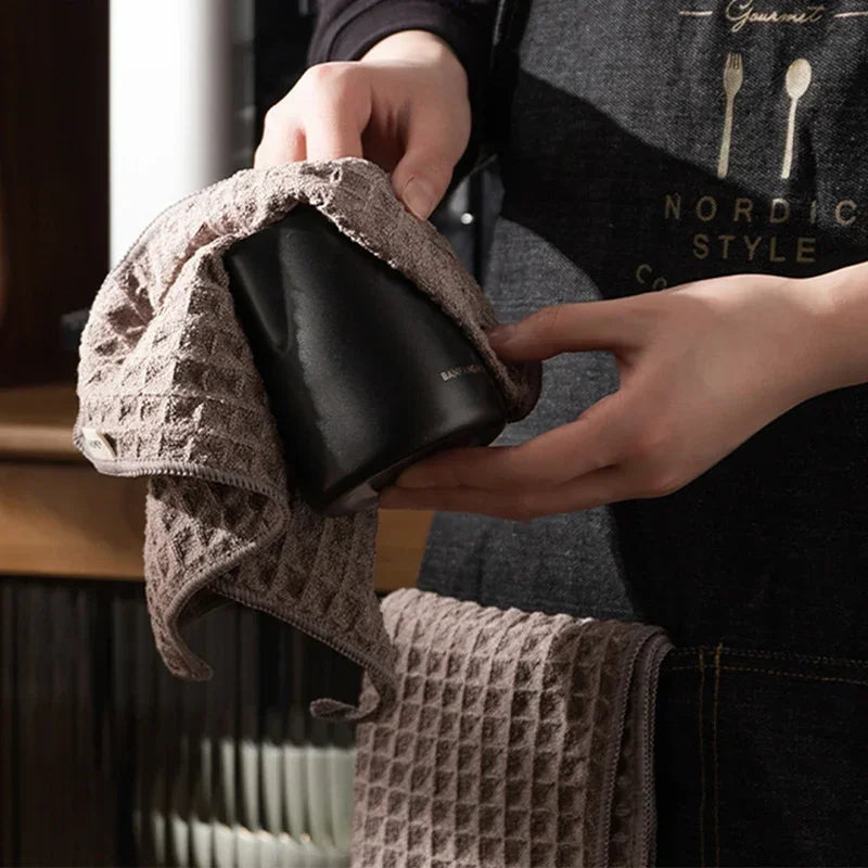 Barista Bar Towel – Super Absorbent Lint-Free Microfiber Cloth Microfiber Cleaning Cloth Babs