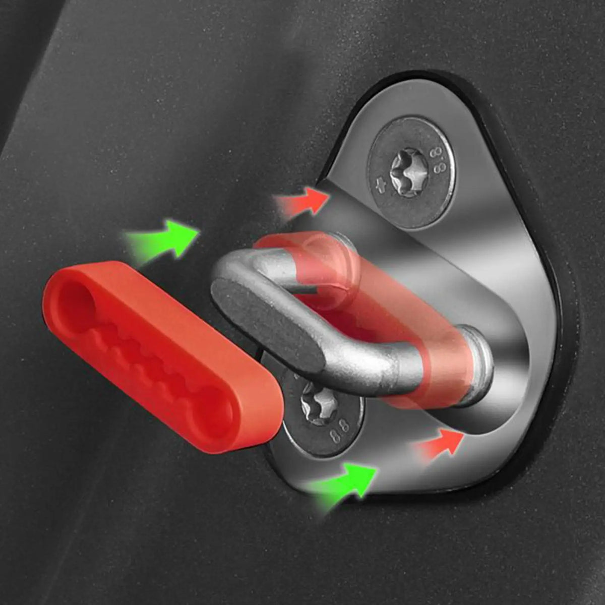 Universal Car Door Shock Absorber Silicone Damper Pads 4pcs Car Door Damper Pad Babs