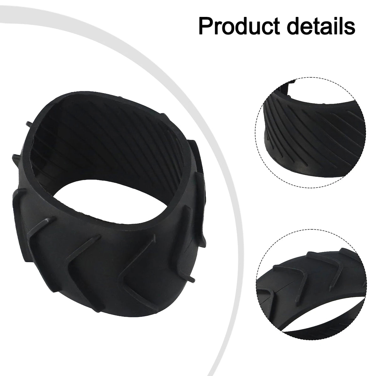 Rubber Wheel Protection for Worx Robotic Lawnmower Front Wheel Lawnmower Wheel Guard Babs