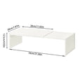 Retractable Kitchen Cabinet Shelf & Spice Rack Organizer Cabinet Shelf Organizer Babs White