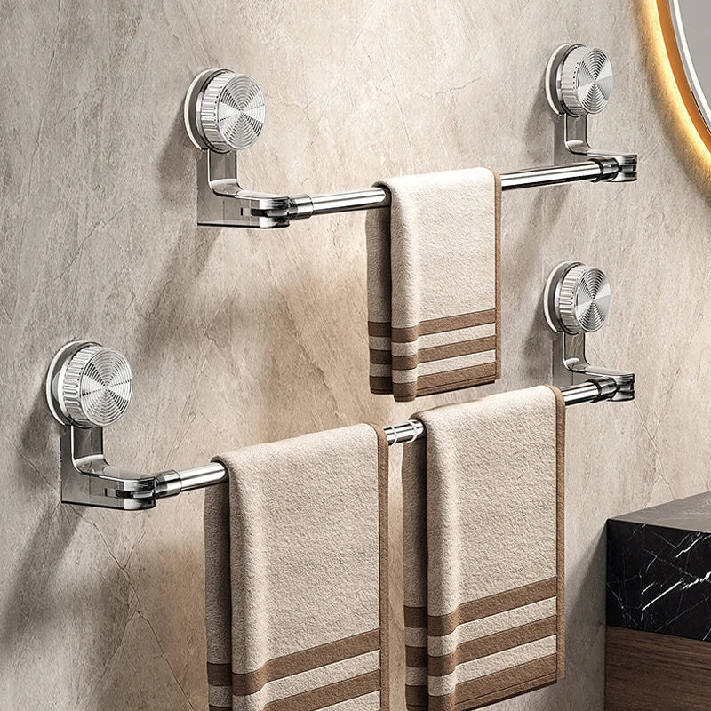 Retractable Suction Cup Towel Rack, No-Drill 30–60cm Towel Rack Babs