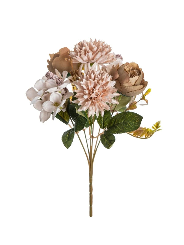 Silk Artificial Ball Chrysanthemum Flowers – Wedding & Home Décor Artificial Silk Flowers Babs color 6 1pc
