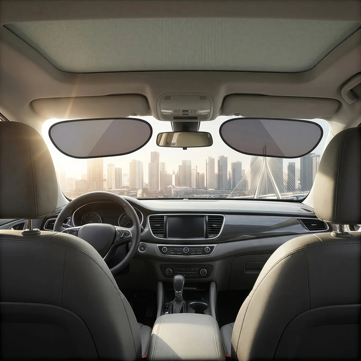 2-Pack Car Window Sunshade – Static Cling, Easy Install Car Window Sunshade Babs 2PCS