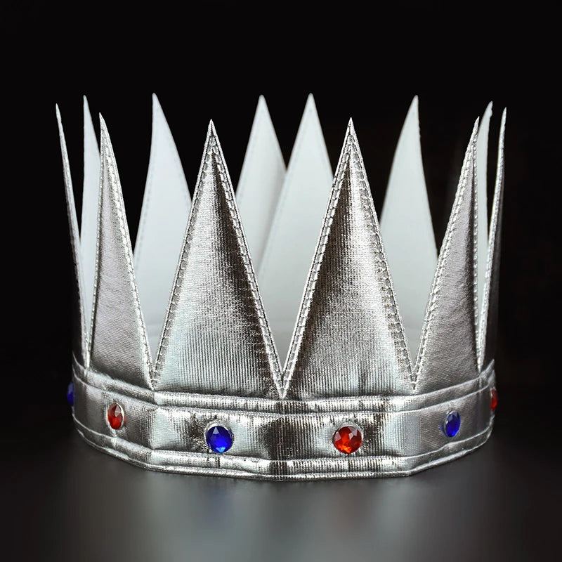 Kids 1st Birthday Crown Hat – Gold & Silver Party Prop Birthday Party Hat Babs 6