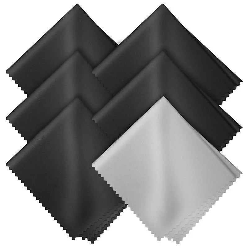 6-Pack Microfiber Lens Cleaning Cloths for Glasses & Screens Lens Cleaning Cloths Babs