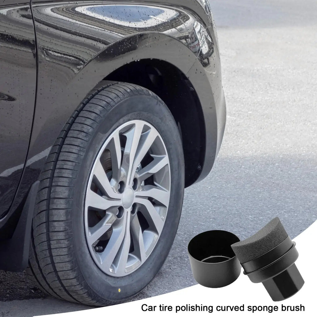 Tire Wax Applicator Sponge with Lid – Car Detailing Pad Tire Applicator Sponge Babs
