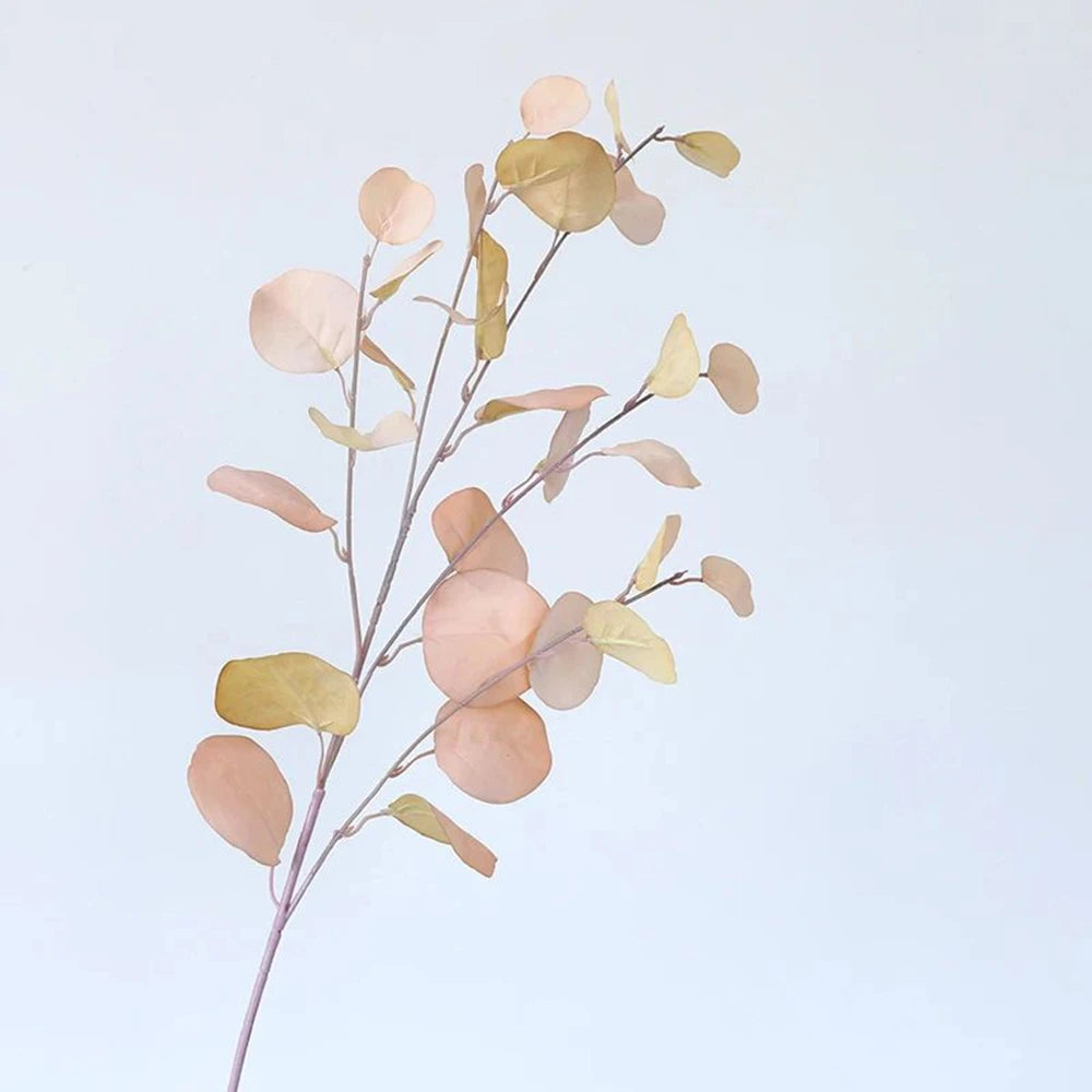 Artificial Eucalyptus Branches – Faux Greenery Wedding & Home Décor Artificial Greenery Branches Babs Orange 4pcs