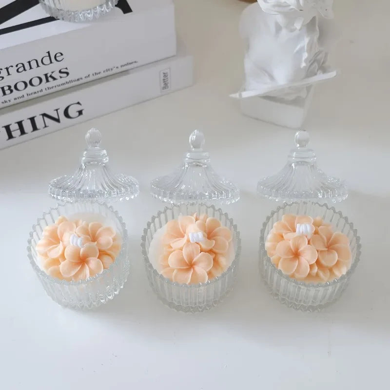 Silicone Egg Blossom Candle Mold – DIY Soy Wax & Gypsum Cast Silicone Candle Mold Babs