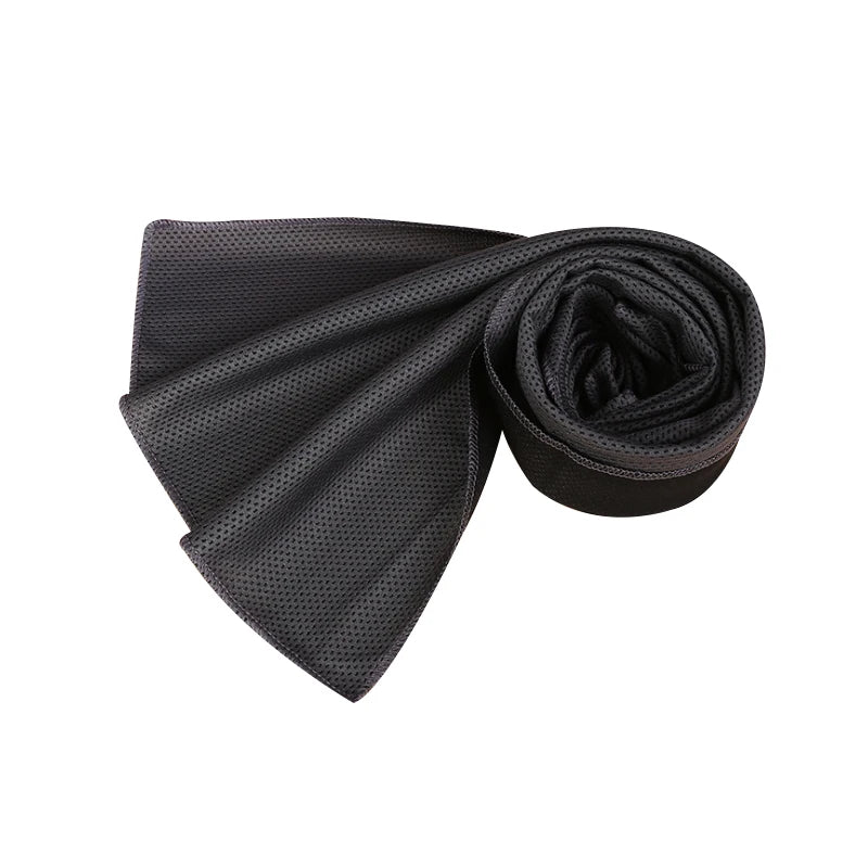 Cooling Microfiber Sports Towel for Yoga, Gym & Outdoors Cooling Sports Towel Babs Dark-grey 30x80cm
