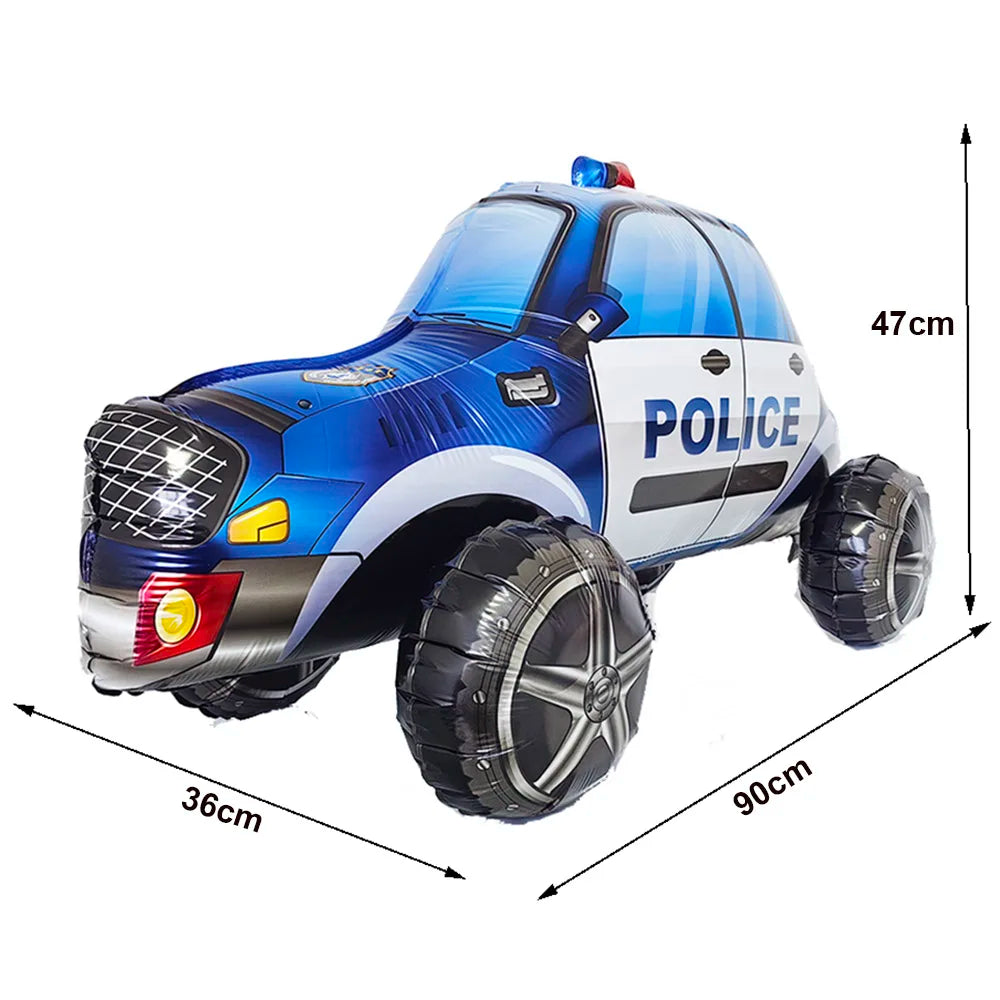 Police Theme Kids Party Supplies – Plates, Cups & Balloons Set Party Supply Set Babs Standing Balloon 2 As pictures show