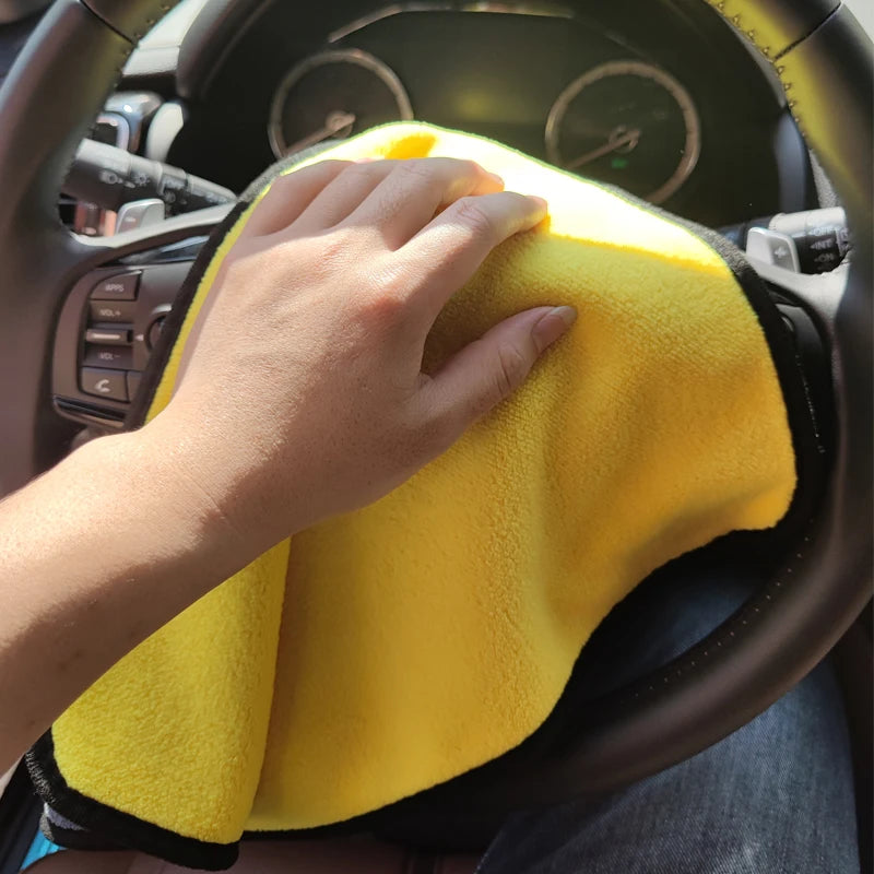 5-Pack Microfiber Car Wash Towels – Soft Double-Layer Cloths Microfiber Cleaning Towels Babs