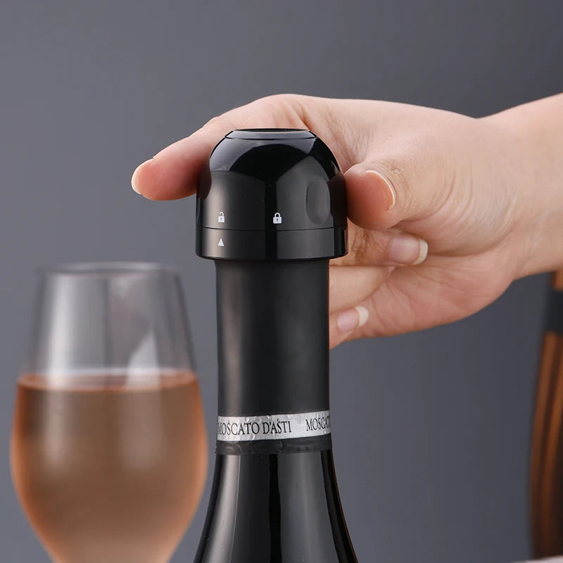 Vacuum Wine & Champagne Bottle Stopper – Silicone Seal Wine Bottle Stopper Babs
