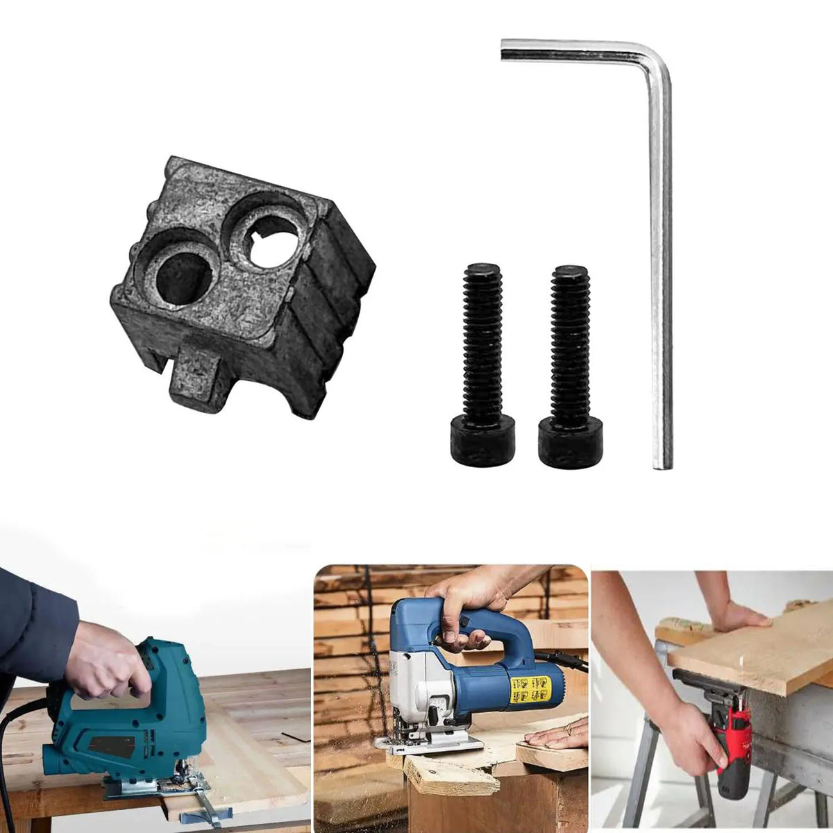 Jigsaw Screw Chuck Type 55 Lock Head Blade Clamp Holder Set Jigsaw Blade Clamp Babs Default Title