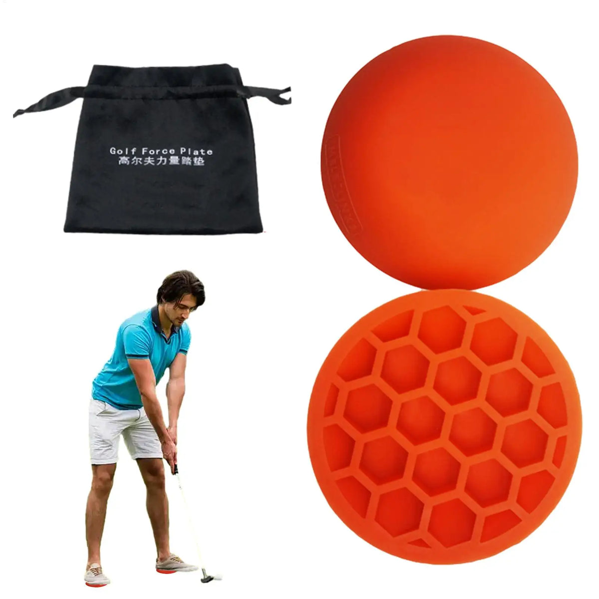 Golf Force Plate Step Pad – Swing Balance & Training Aid Golf Training Aid Babs