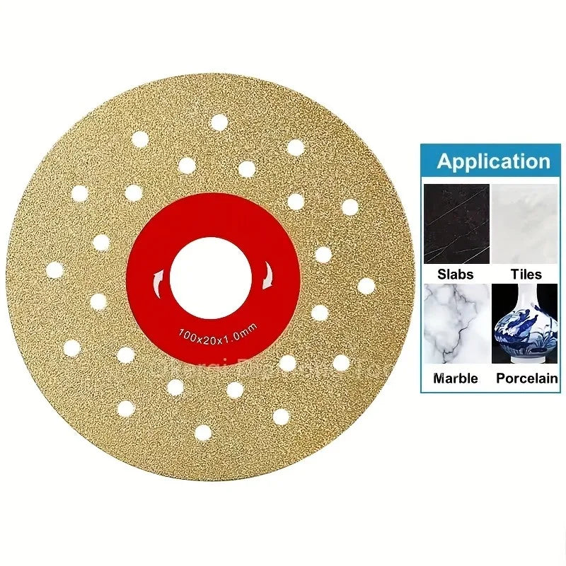 100mm Double-Sided Diamond Grinding Disc – Brazed Saw Blade Diamond Grinding Disc Babs