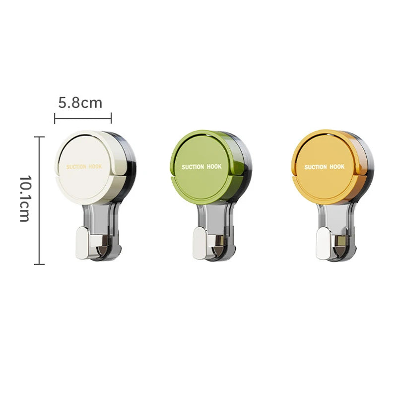 Reusable Suction Cup Hooks – Waterproof Bathroom Wall Hooks Suction Cup Hook Babs