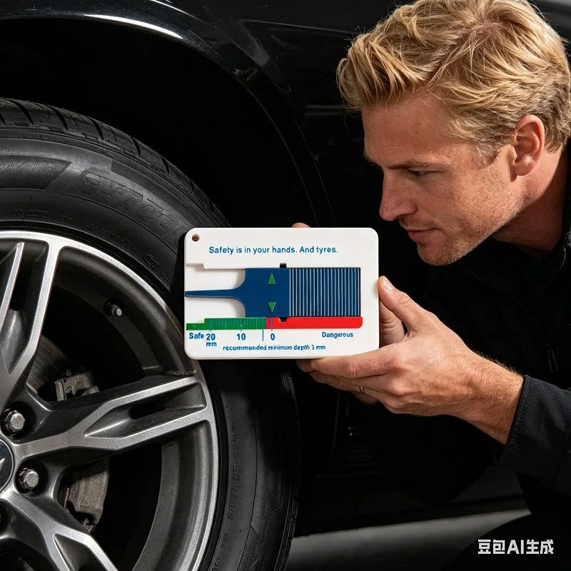 Tyre Tread Depth Gauge 0-20mm | Car, Motorcycle & Van Tyre Depth Gauge Babs