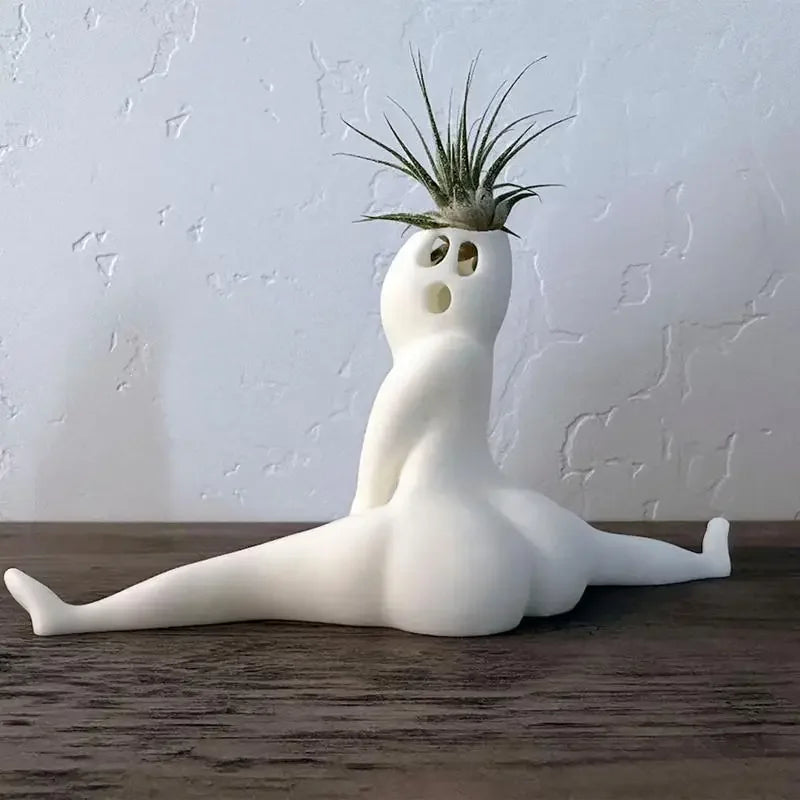 Big Booty Ghost Planter – Funny Succulent & Air Plant Pot Novelty Planter Pot Babs