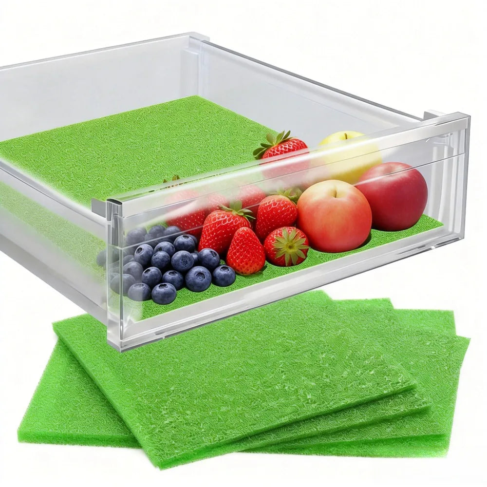 3PCS Reusable Refrigerator Drawer Liner & Produce Pad Refrigerator Liner Pad Babs