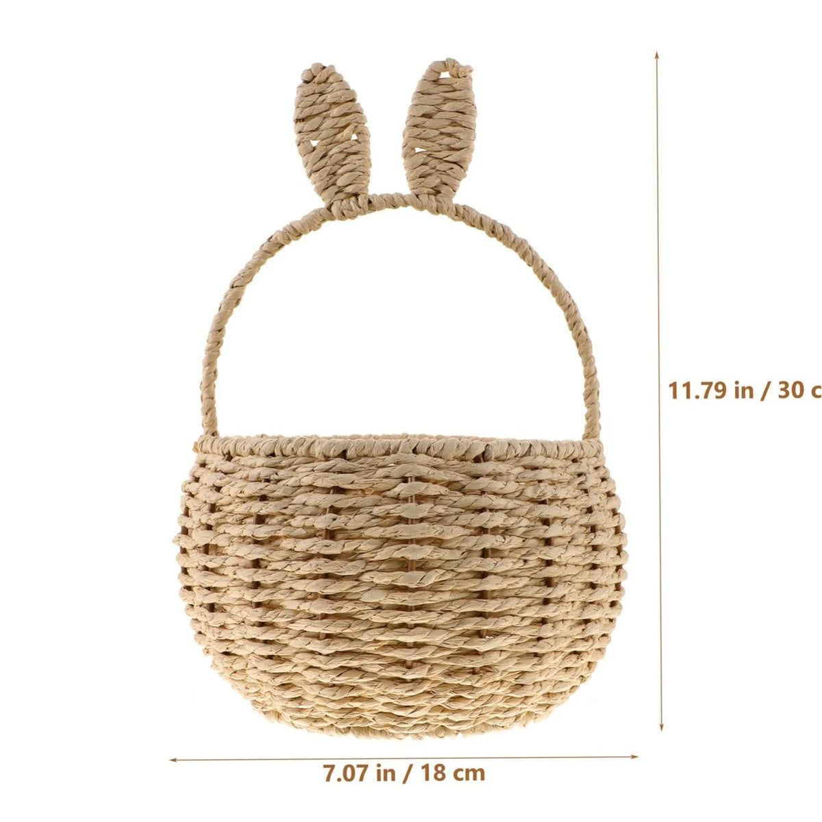 Easter Rattan Woven Hand Basket – Gift & Storage Organizer Woven Storage Basket Babs color One Size